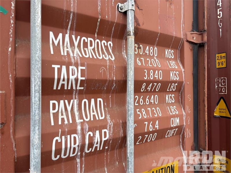 40 ft High Cube Storage Container Soojakud