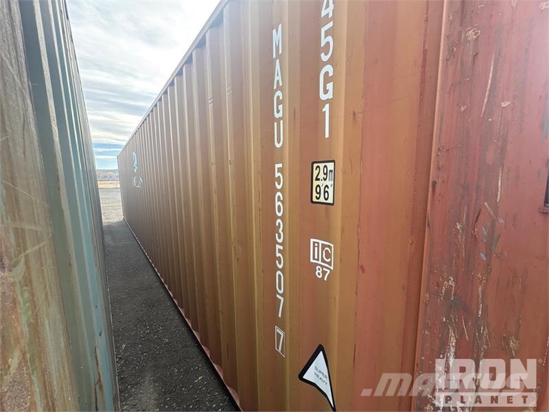  40 ft High Cube Storage Container Uzglabāšanas konteineri