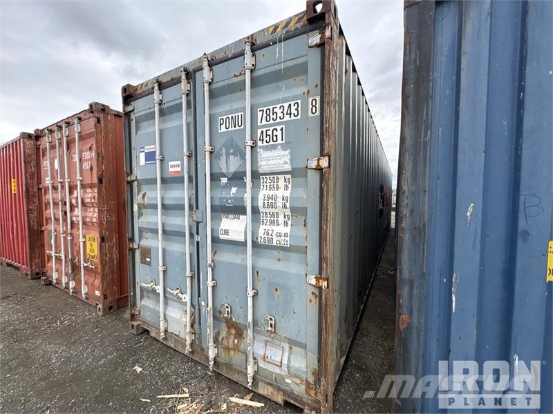 40 ft High Cube Storage Container Container αποθήκευσης
