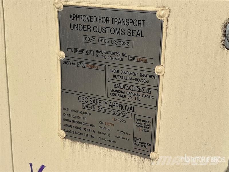  40 ft High Cube Storage Container Storage containers