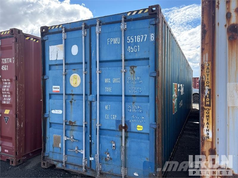 40 ft High Cube Storage Container Container αποθήκευσης