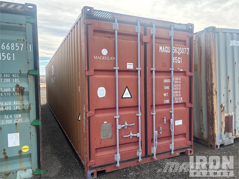  40 ft High Cube Storage Container Uzglabāšanas konteineri