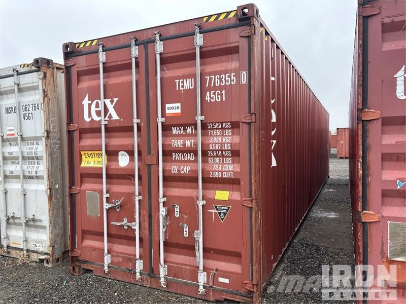 40 ft High Cube Storage Container Lagerbehälter