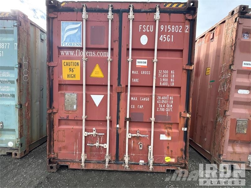 40 ft High Cube Storage Container Kontejnerji za skladiščenje