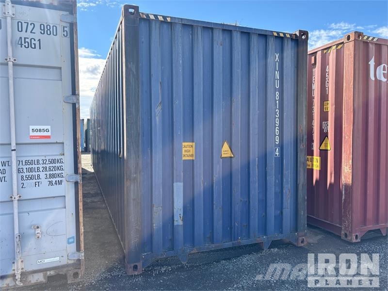 40 ft High Cube Storage Container Container αποθήκευσης