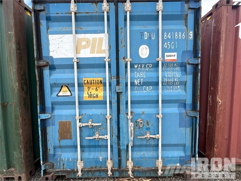 40 ft High Cube Storage Container Container αποθήκευσης