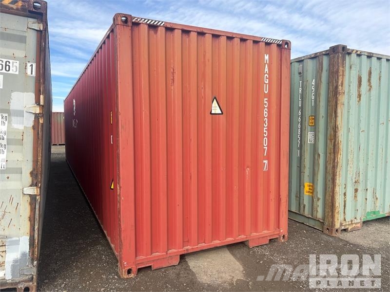 40 ft High Cube Storage Container Uzglabāšanas konteineri