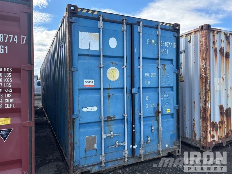 40 ft High Cube Storage Container Container αποθήκευσης