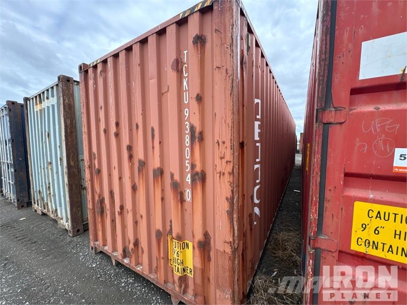 40 ft High Cube Storage Container Container αποθήκευσης