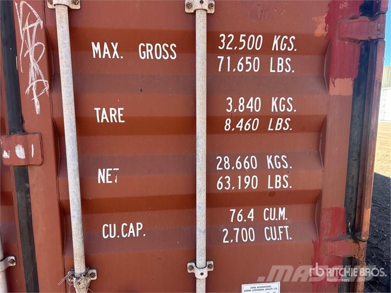  40 ft High Cube Storage Container Uzglabāšanas konteineri