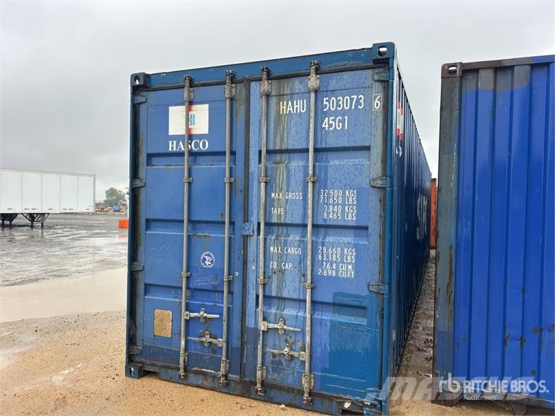 40 ft High Cube Storage Container Uzglabāšanas konteineri
