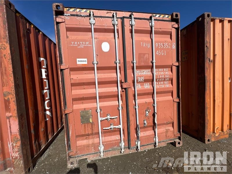 40 ft High Cube Storage Container Container αποθήκευσης