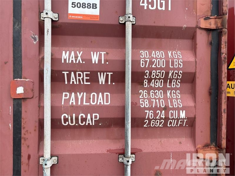 40 ft High Cube Storage Container Lagerbehälter