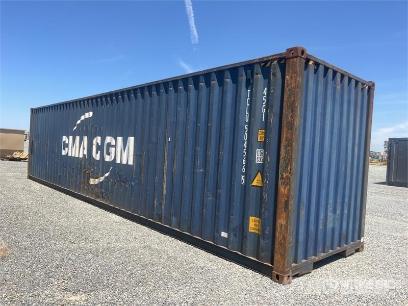  40 ft High Cube Storage Container Uzglabāšanas konteineri
