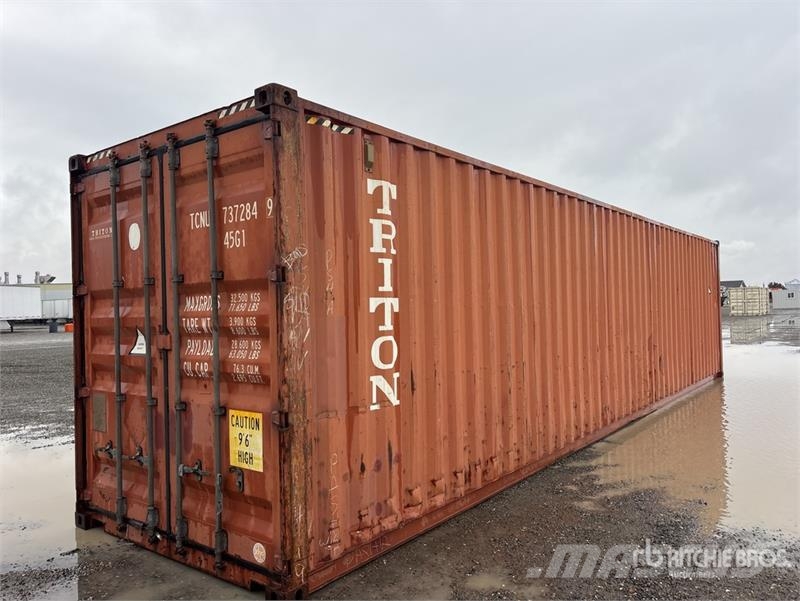 40 ft High Cube Storage Container Uzglabāšanas konteineri