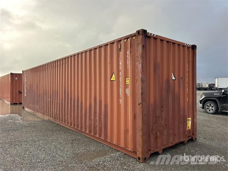 40 ft High Cube Storage Container Uzglabāšanas konteineri