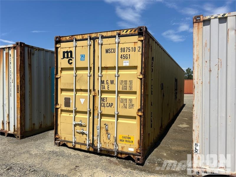 40 ft High Cube Storage Container Raktárkonténerek