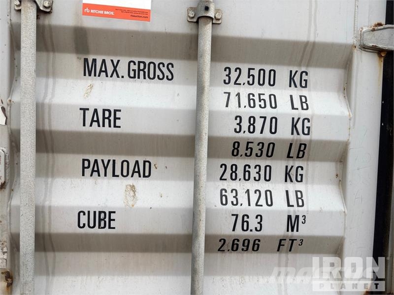 40 ft High Cube Storage Container Lagerbehälter