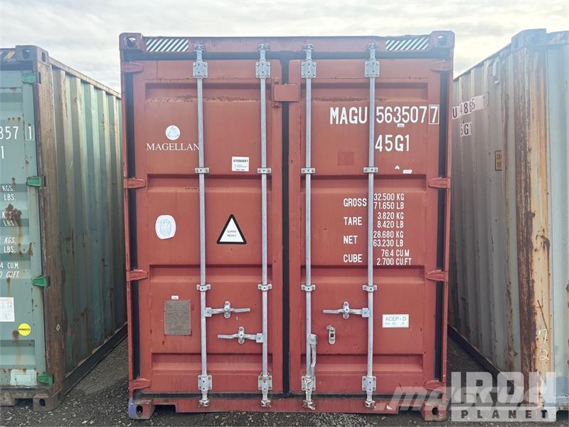  40 ft High Cube Storage Container Uzglabāšanas konteineri