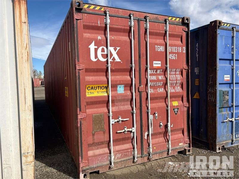 40 ft High Cube Storage Container Container αποθήκευσης
