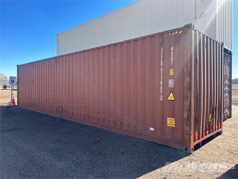  40 ft High Cube Storage Container Uzglabāšanas konteineri
