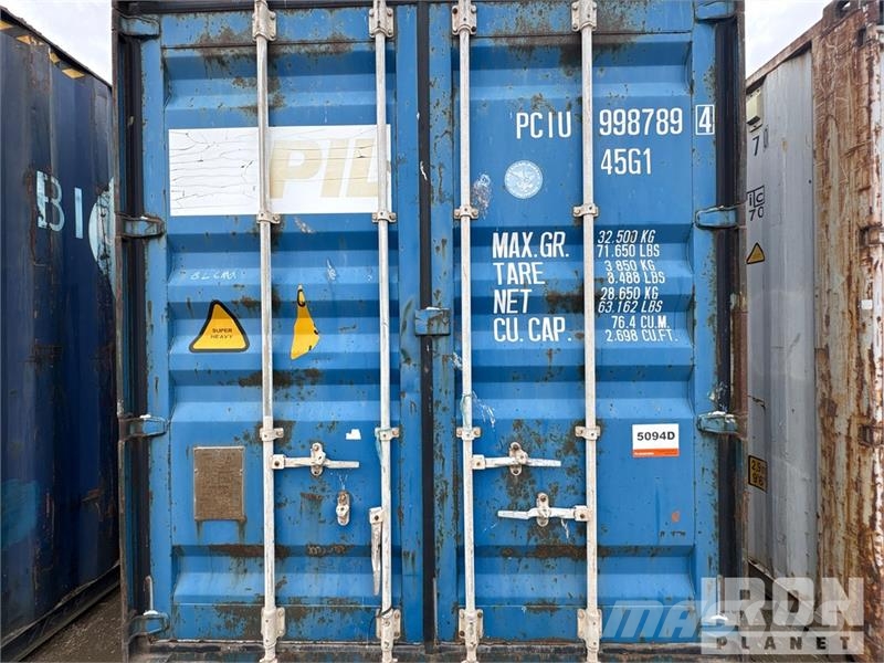40 ft High Cube Storage Container Container αποθήκευσης