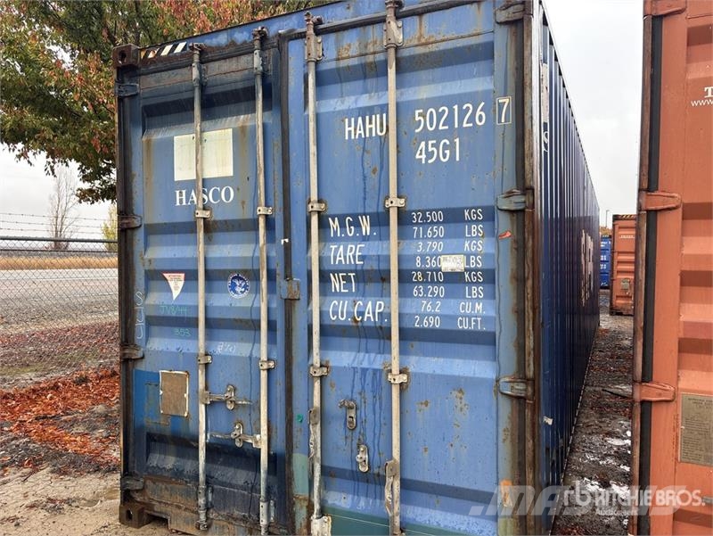 40 ft High Cube Storage Container (Unused) Uzglabāšanas konteineri