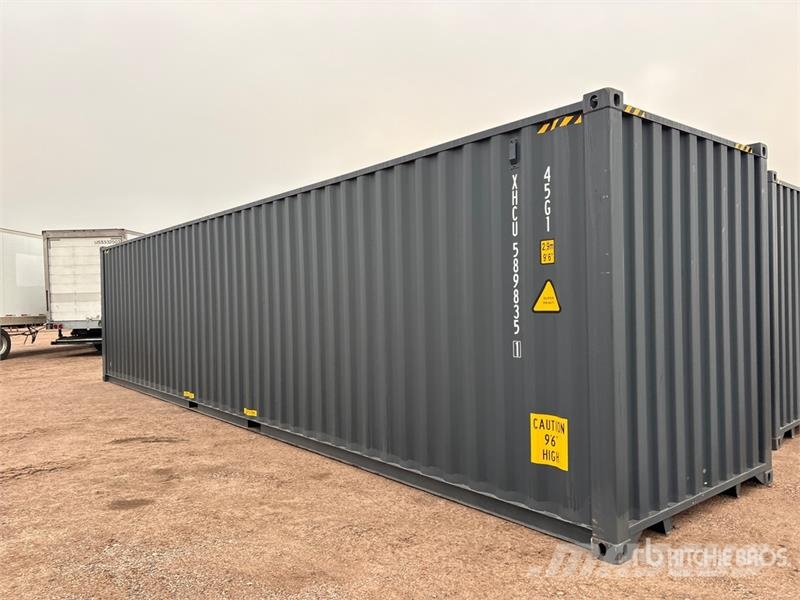  40 ft High Cube Storage Container Uzglabāšanas konteineri