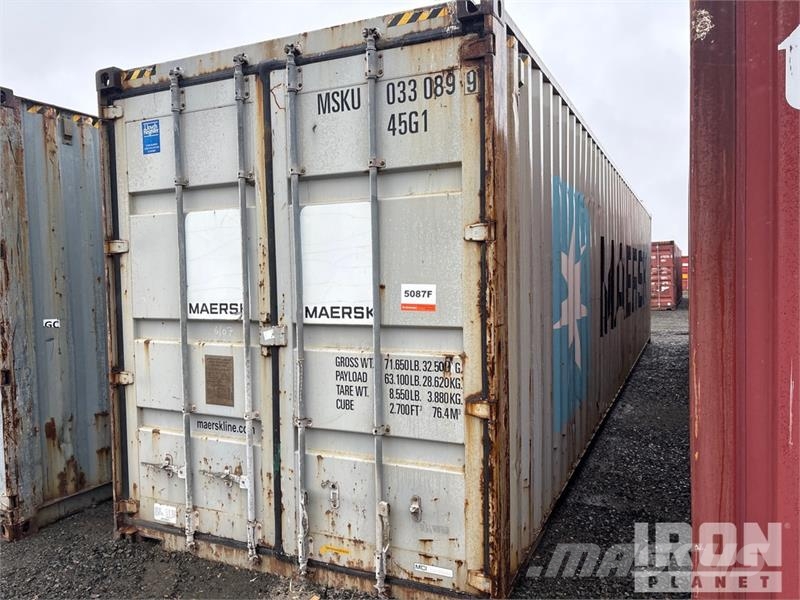 40 ft High Cube Storage Container Kontejnerji za skladiščenje