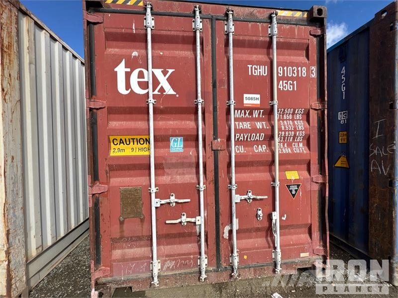 40 ft High Cube Storage Container Container αποθήκευσης