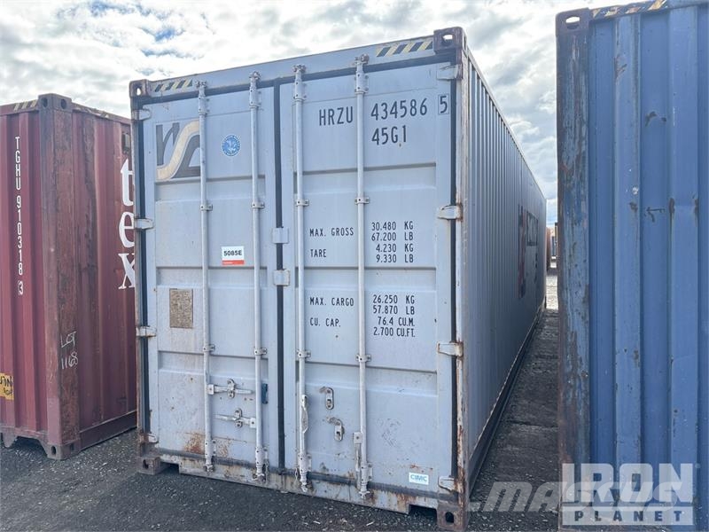 40 ft High Cube Storage Container Container αποθήκευσης