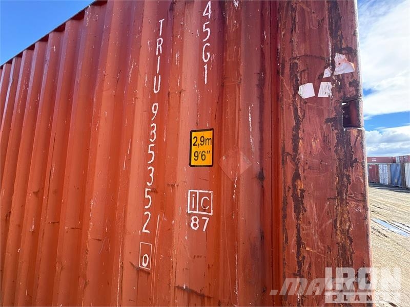 40 ft High Cube Storage Container Container αποθήκευσης