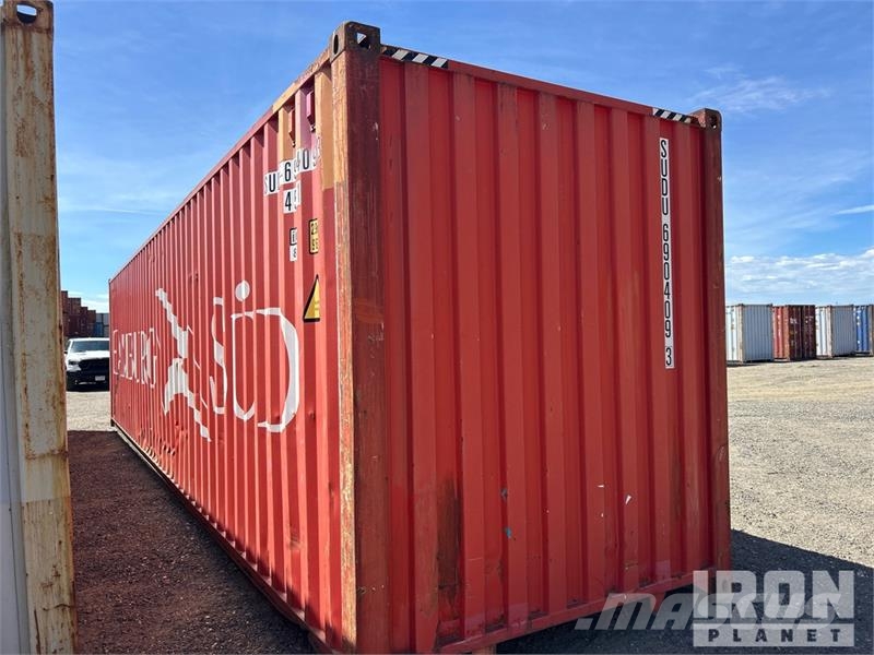 40 ft High Cube Storage Container Raktárkonténerek