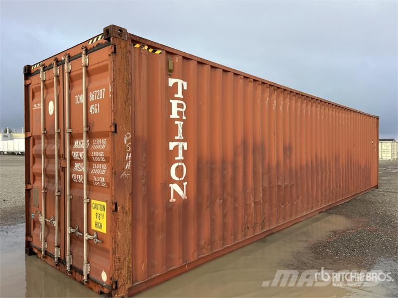 40 ft High Cube Storage Container Uzglabāšanas konteineri