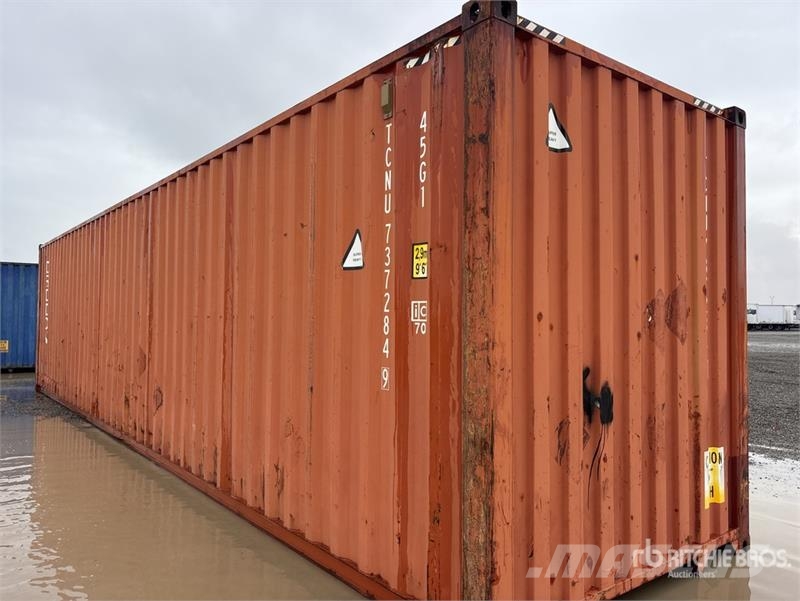 40 ft High Cube Storage Container Uzglabāšanas konteineri