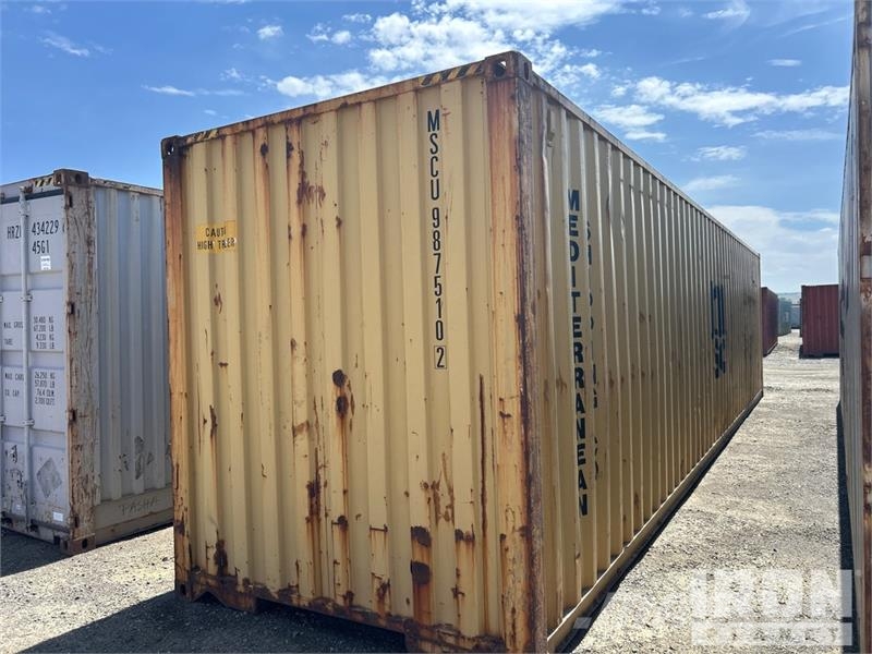 40 ft High Cube Storage Container Raktárkonténerek