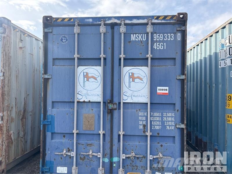 40 ft High Cube Storage Container 보관 컨테이너