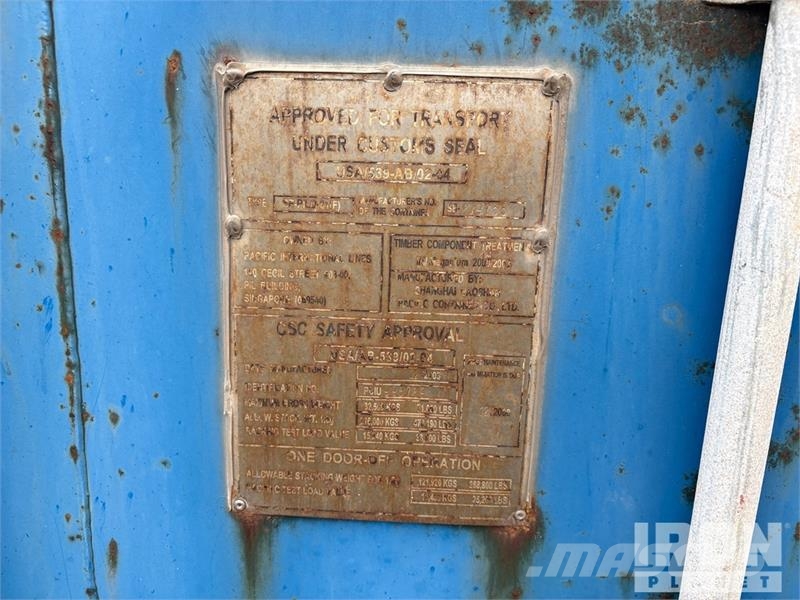 40 ft High Cube Storage Container Container αποθήκευσης