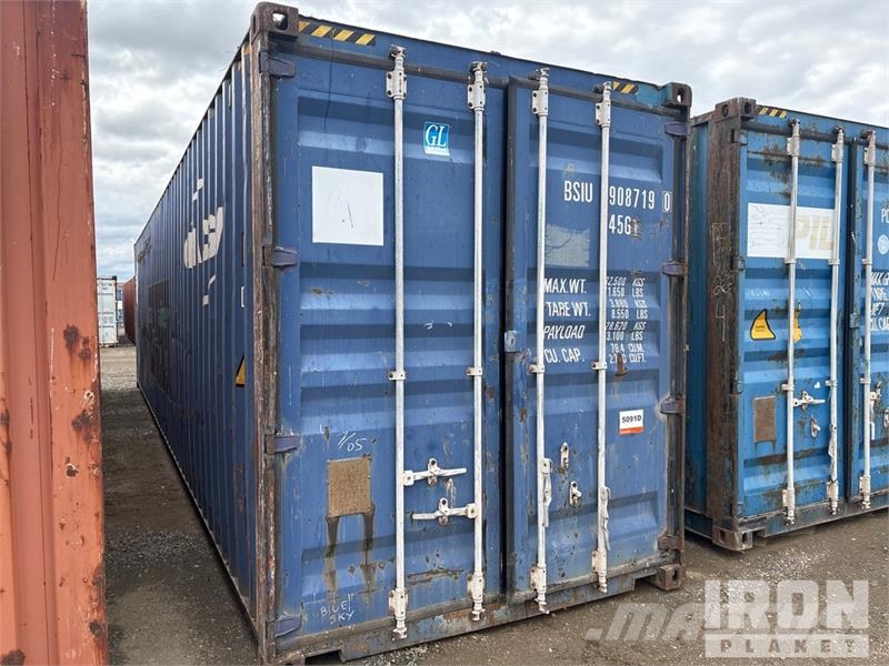 40 ft High Cube Storage Container Container αποθήκευσης