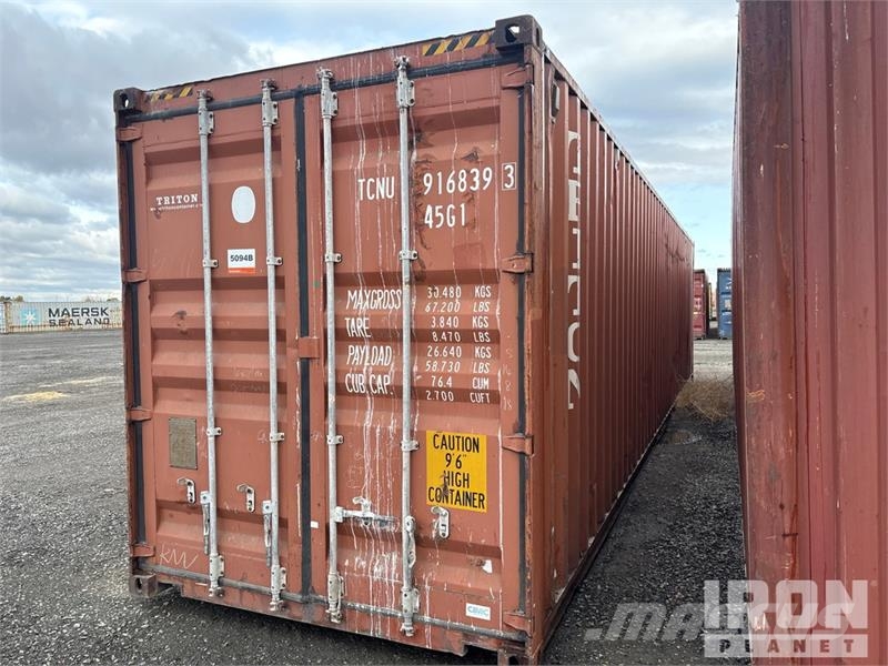 40 ft High Cube Storage Container Soojakud