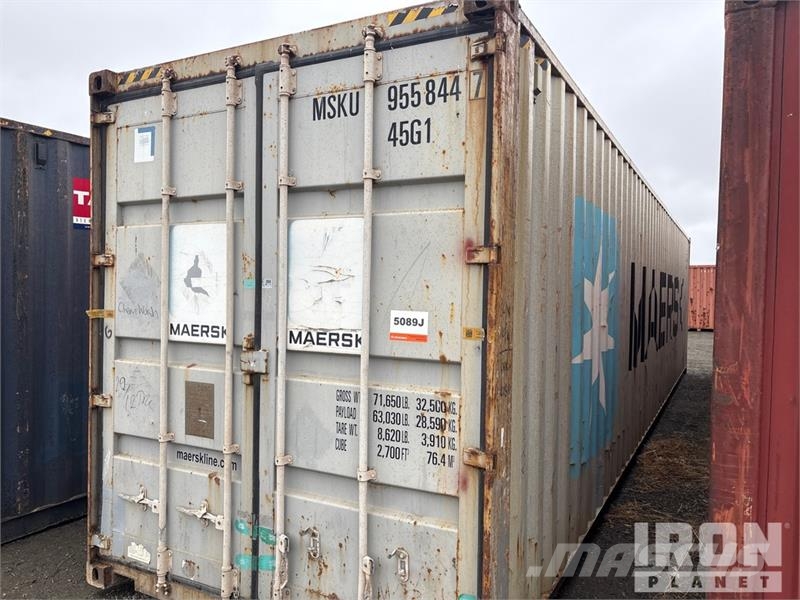 40 ft High Cube Storage Container Kontejnerji za skladiščenje