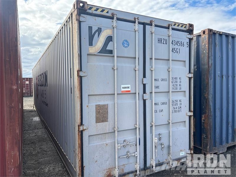 40 ft High Cube Storage Container Container αποθήκευσης