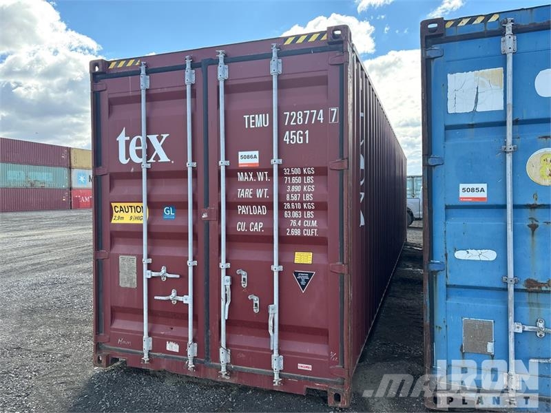 40 ft High Cube Storage Container Container αποθήκευσης