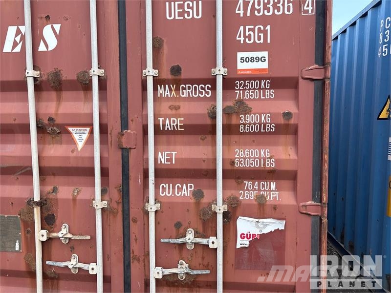 40 ft High Cube Storage Container Kontejnerji za skladiščenje