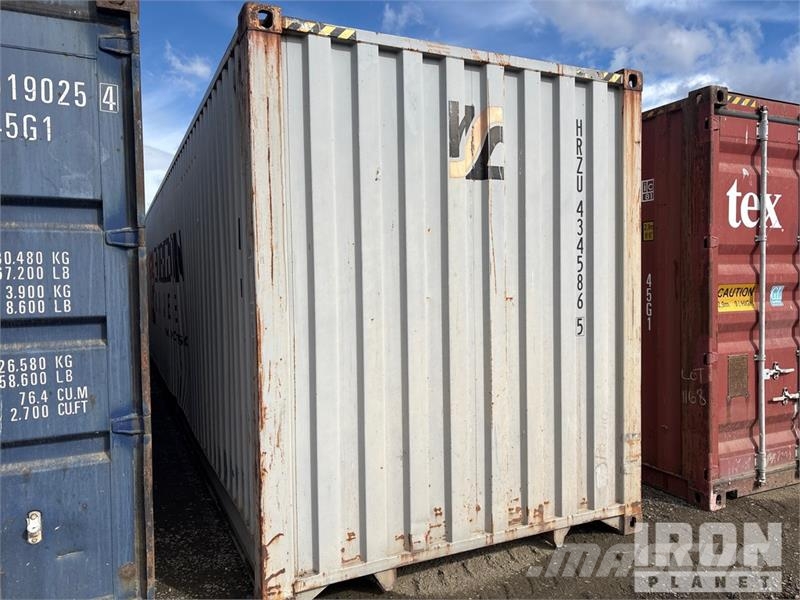 40 ft High Cube Storage Container Container αποθήκευσης