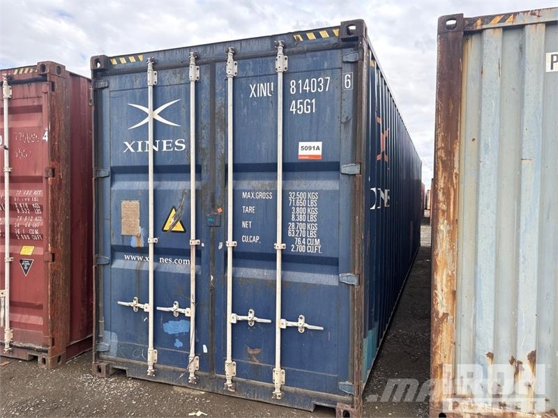 40 ft High Cube Storage Container Container αποθήκευσης
