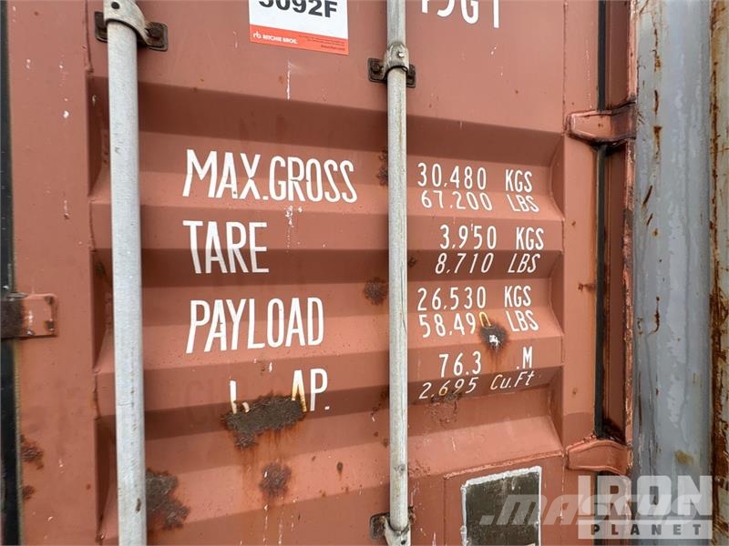 40 ft High Cube Storage Container Lagerbehälter
