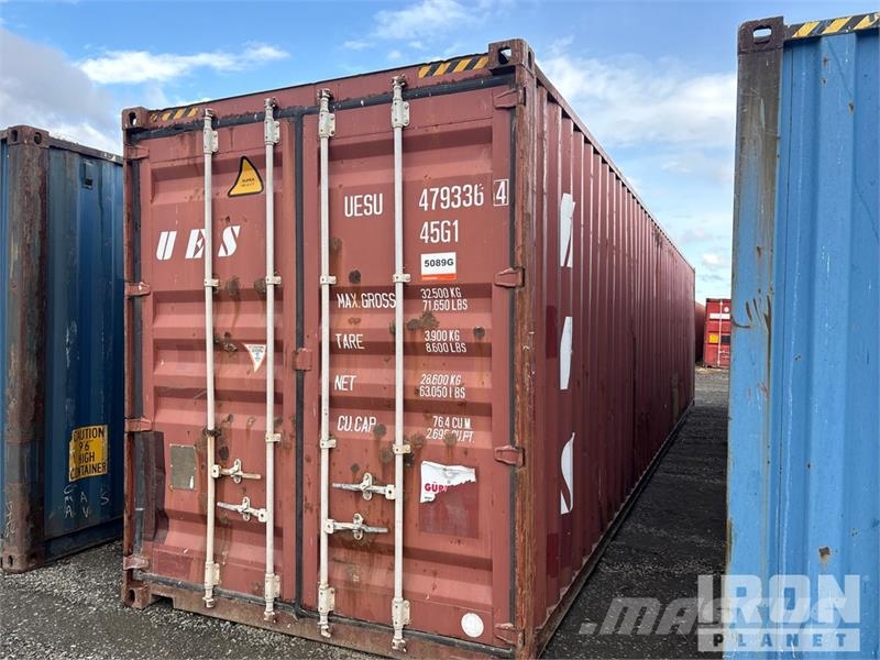 40 ft High Cube Storage Container Kontejnerji za skladiščenje