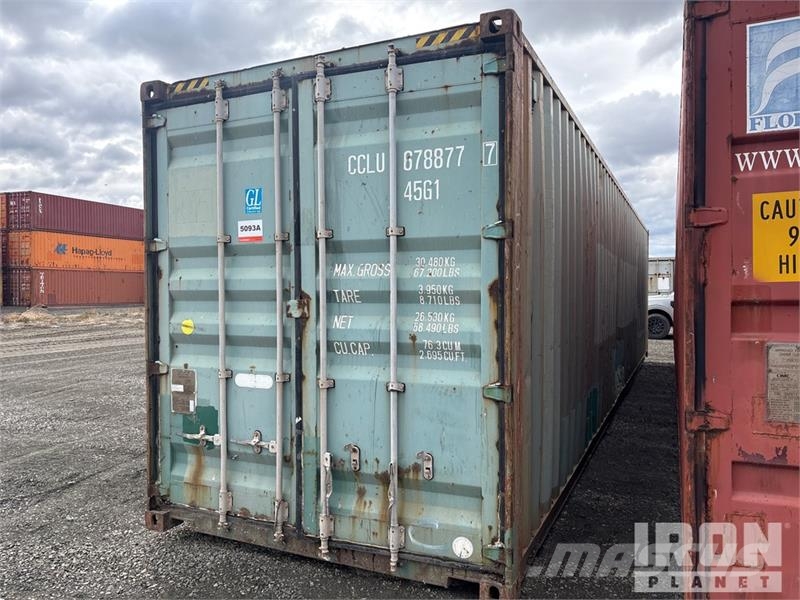 40 ft High Cube Storage Container Kontejnerji za skladiščenje