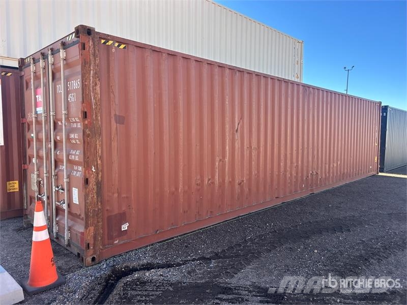  40 ft High Cube Storage Container Uzglabāšanas konteineri